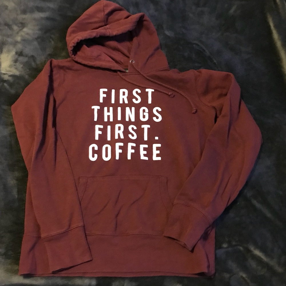 Burgundy Coffee Sweatshirt